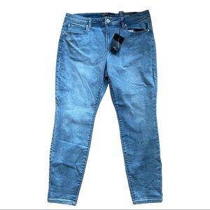 NWT RW& Co. Natalie Faded Denim Skinny Leggings Jeggings Size XL 1131